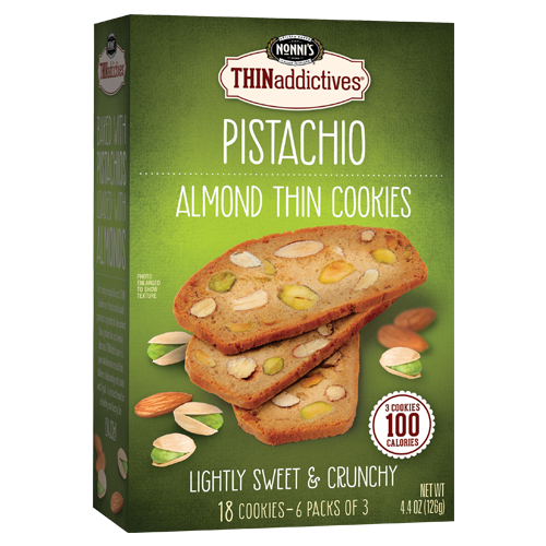 THINaddictives Pistachio Almond Thin Cookies