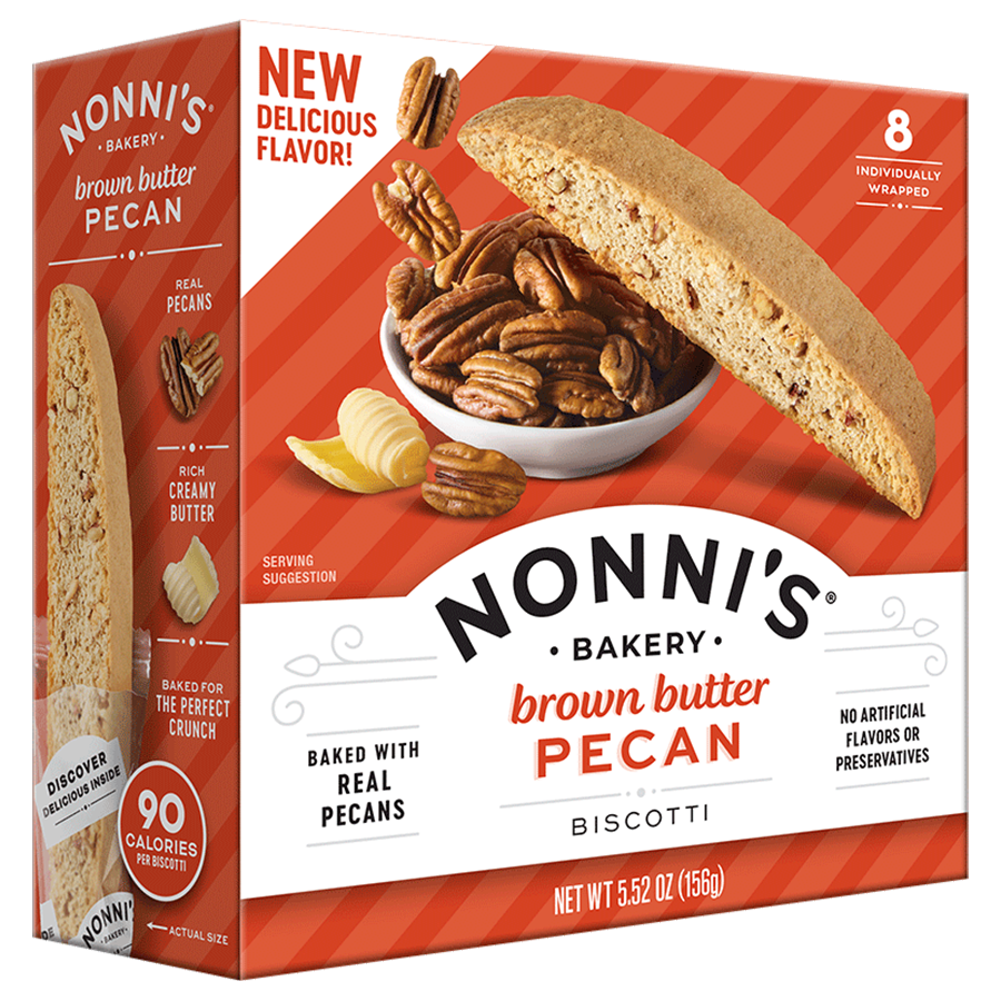 Nonni's Biscotti Brown Butter Pecan