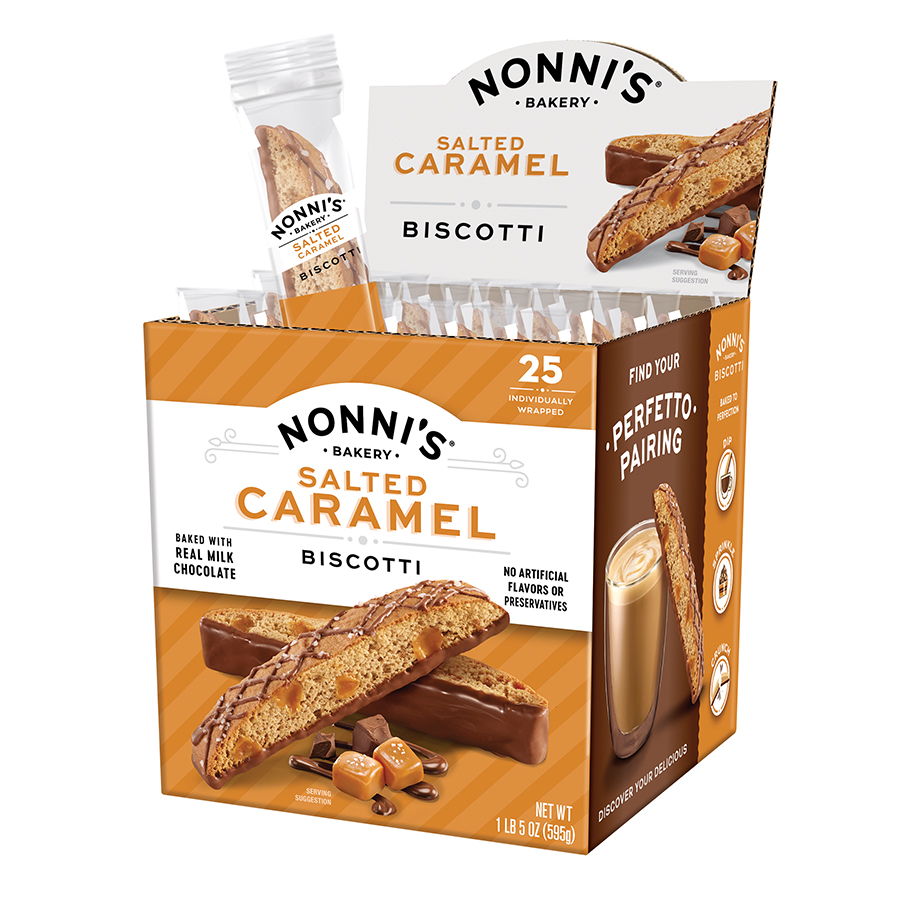 Nonni's Salted Caramel Biscotti 25 ct