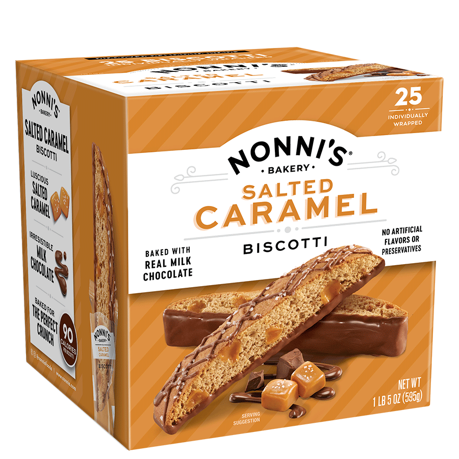 Nonni's Salted Caramel Biscotti 25 ct