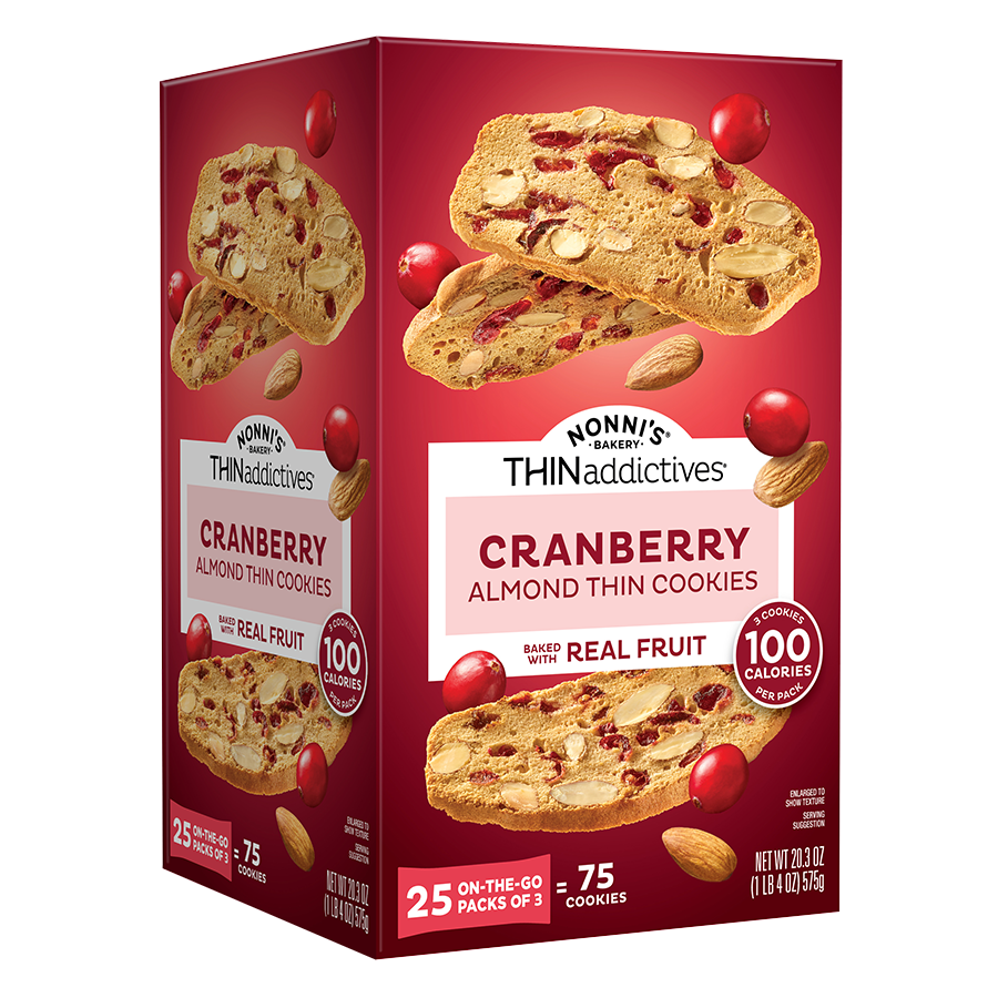 Nonnis THINaddictives Cranberry 25 ct